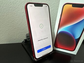 ✅ako NOVÝ iPhone 14 Red 100% Zdravie Batérie - 10