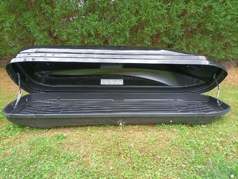 Strešný box - 185cm čierny lesklý - 10