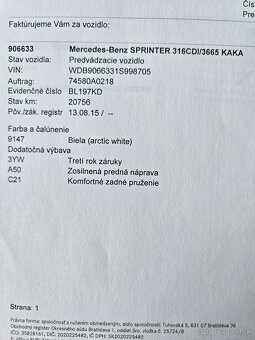 MERCEDES-BENZ Sprinter 316 CDI - krátky - 10