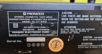 PIONEER - zosilňovač, tuner, stereo cassette deck - 10