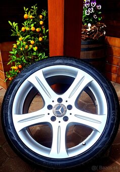alu R18 5x112 orig. Mercedes CLS W219, pneu 245/40, NOVÉ - 10