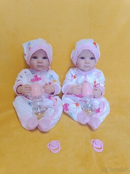 Realistické bábätká dvojičky Danka a Janka - 10