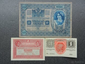 Bankovky staré RU a staré Rakúsko - 10