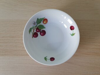 Starožitné misky a tanier - 10