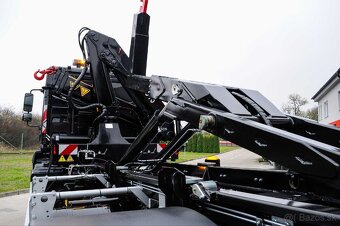 MAN 15.250 NOVÝ HÁKOVÝ NOSIČ KONTAJNEROV + HYDRAULICKÁ RUKA - 10
