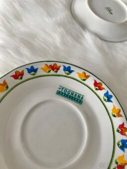 Retro taliansky porcelánový espresso set Tognana - 10