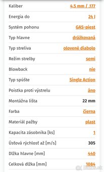 Vzduchovka skladacia Black bunker BM8 4.5mm black - 10