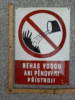 Plechové a smaltované cedule - 10