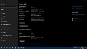 Predám Acer Aspire 5, 15,6", Intel Core i5-1035G1, M.2 512G - 10