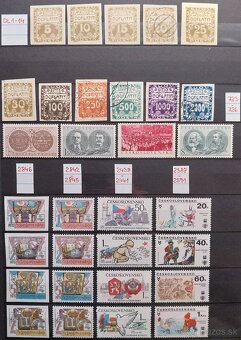 Známky ČESKOSLOVENSKO – 1 - 10