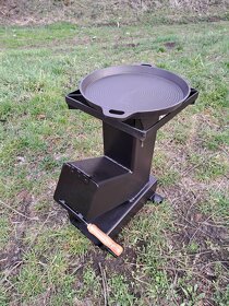 Raketova pec zahradny gril Rocket stove - 10