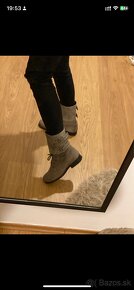 All saints ankle boots pravá koža veľkosť 39 hnedé - 10