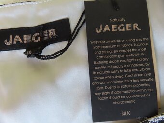 Dlhé hodvábne šaty Jaeger, veľ.XL - 10