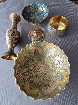 Tradičné indické mosadzné dekorácie - 10