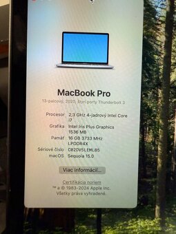 MacBook Pro 13" i7 (2020 s Touchbar) - 10