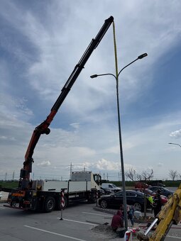 Autodoprava s hydraulickou rukou - dosah 25m - 10