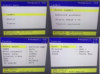 Videorekordér Panasonic hifi SVHS + 27ks kazet - 10