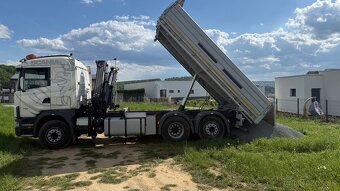 Nákladná doprava s hydraulickou rukou, zemné práce - 10