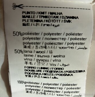 Kremovy kabatik 40 vlna Trucco - 10