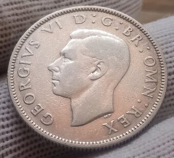 Strieborné mince Anglicka. - 10