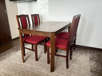 Jedálenský stôl a 4 stoličky - 10