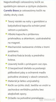 Športový kočík carello bravo - 10