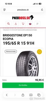 Letné pneu Bridgestone Ecopia EP150 195/65 R15 91H - 10