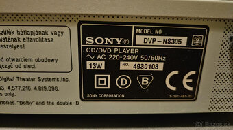 2x DVD prehrávač SONY, reproduktory z domaceho kina SONY - 10