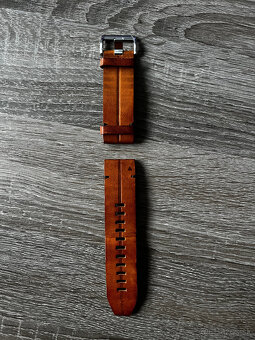 Garmin fenix 7X Sapphire Solar, Titanium / Brown Leather Ba - 10