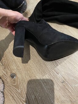 Cizmy nad kolena veľkosť 36 - 10