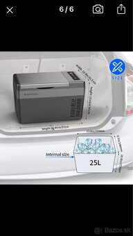 Kompresorová autochladnička/mraznička 25l - 10