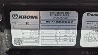 Prodám KRONE SD MEGA LINER SDP 27 - 10
