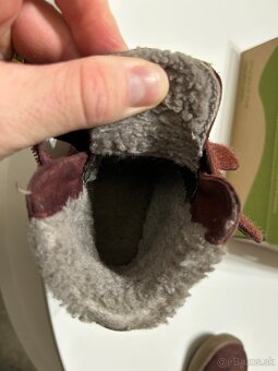 Zimné detské barefoot topánky Froddo, bordové zateplené, 22 - 10