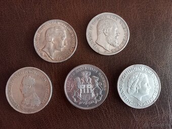 Predám rôzne staré strieborné mince - 10
