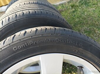 Alu disky 16" 5x 112 + letné pneu Continental - 10