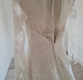 Svadobné šaty L (40) - 10