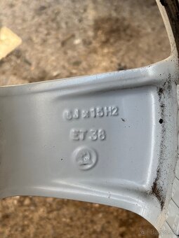 Alu Disky 5x100 r15 Škoda 185/60 r15 letné - 10