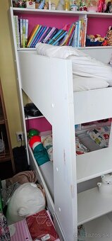 Poschodová posteľ s poličkami - 10