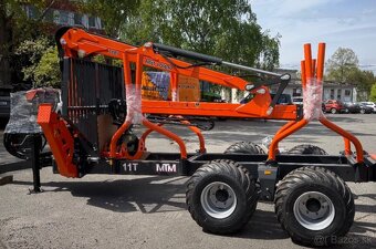 Vyvažecí vlek vyvažečka, vývozka MTM 10T Ruka 6.6m - 10