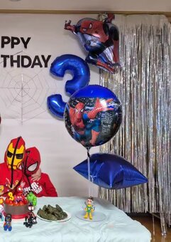 Nové veľké balóny Spiderman 78cm- sada AŽ 15/16 kusov - 10