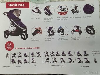 Phil&Teds Vibe súrodenecký kočiar - 10