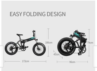 E-bike skladaci Emoped Eskuter elektricky elektrobabeta - 10