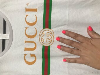 NOVÉ GUCCI white damske tricko S/M - 10
