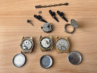 Staré vreckové hodinky Roskopf Swiss watch, obal od Omega... - 10