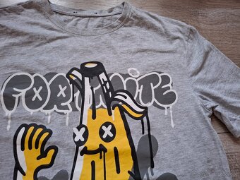 Nové chlapčenské/ pánske Fortnite mikiny a tričká 170/176, S - 10