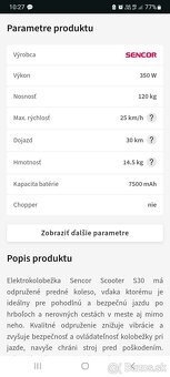 Sencor scooter kolobezka S30 s taskou - 10
