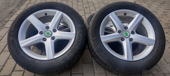 Orig. Alu Disky VW 6,5Jx16H2 5x112 ET33 + Pneu - 10