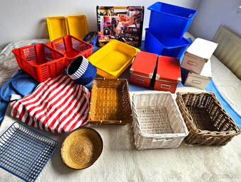 krabice, ulozne boxy, kosiky - mix - 10