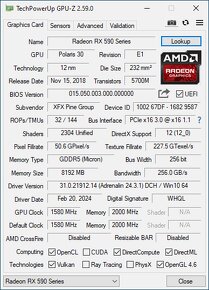 PREDANÉ - RYZEN 3500X/ RX 590 8GB/16GB DDR4/512 NVME/650W - 10