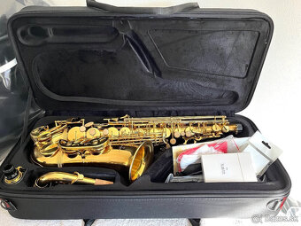 Predám Es - alt saxofón - Yanagisawa model A-WO10 GOLD - dok - 10